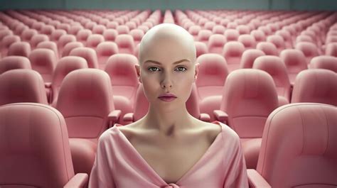 Premium Ai Image Woman In Pink Fighting Breast Cancer Generative Ai