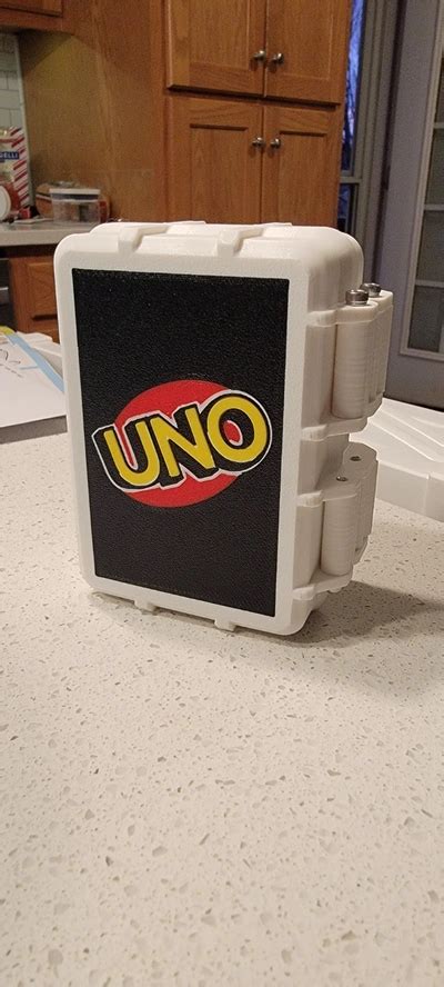 Uno Card Game Box Multicolor Remixed By Am Maker Makerworld