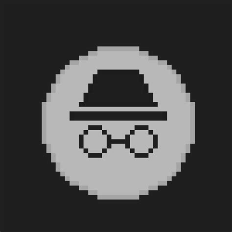 Pixilart Incognito Mode Icon By Scarredpixel