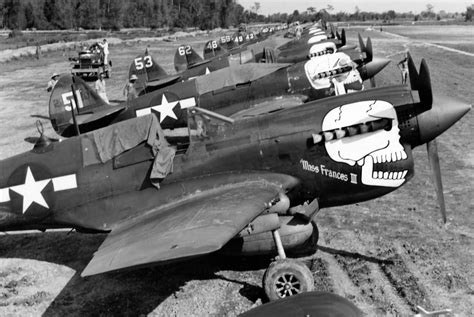 P 40 Warhawks Of The 80th Fighter Group Burma Banshees Burma 1944