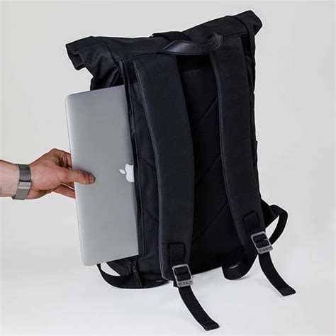 Handmade Roll Top Canvas Laptop Backpack | Gadgetsin