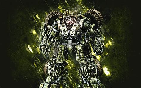 Download wallpapers Bulkhead, Transformers, Autobot, Bulkhead Transformer, green stone ...