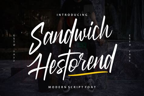 Sandwich Hestorend Font By Vunira · Creative Fabrica