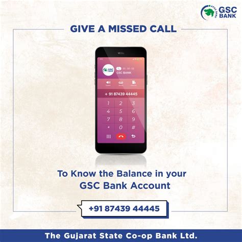 Missed Call Balance Inquiry Gsc Bank