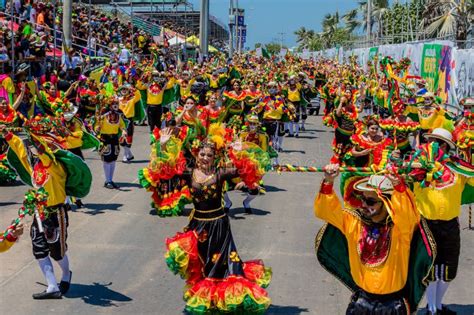 Parade Carnival Festival of Barranquilla Atlantico Colombia Editorial ...