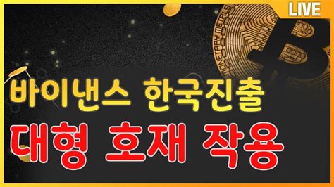 바이낸스 한국시장 진출 암호화폐 뉴스 비트코인 암호화폐 가상자산 Youtube