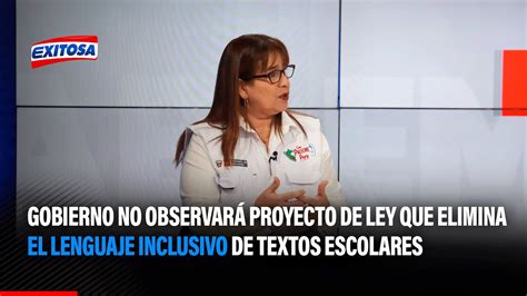 Gobierno No Observar Proyecto De Ley Que Elimina El Lenguaje