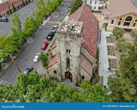 Aerial View Of St Helena Roman Catholic Church Editorial Photo Image