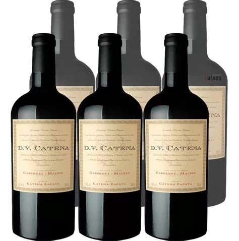 Vino Dv Catena Zapata Cabernet Malbec Caja X6 Unidades