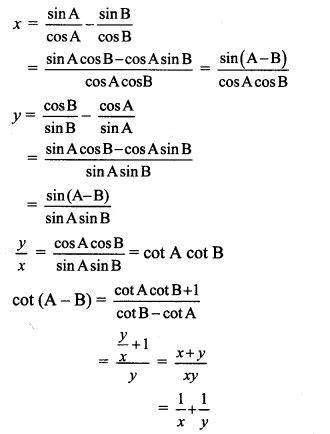 Maharashtra Board Class 11 Maths Part 1 Chapter 3 Trigonometry II