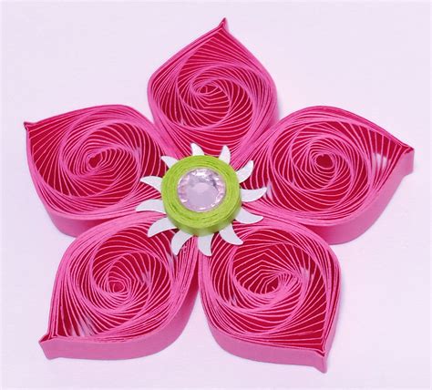 AZLINA ABDUL: POINTY PETAL FLOWER - QUILLING TUTORIAL