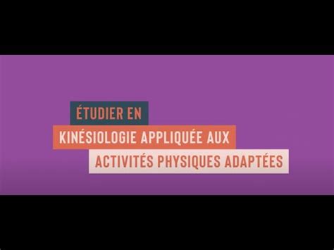 Baccalaur At En Kin Siologie Appliqu E Aux Activit S Physiques Adapt Es