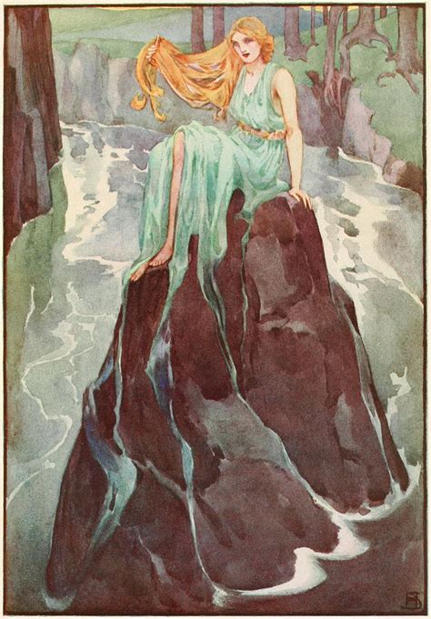 Lorelei A Book Of Myths Helen Stratton Illustration Lorelei