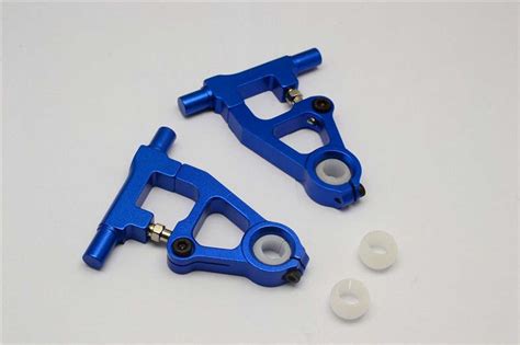 GPM Aluminium Querlenker Oben Vorn Blau Drift Tamiya TT01