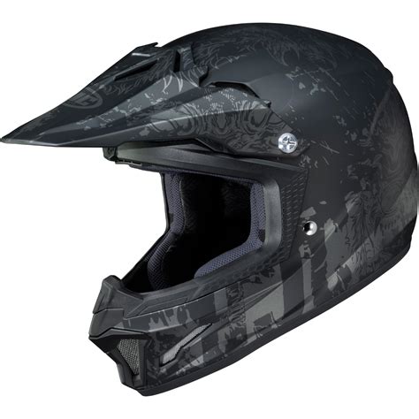 Casque Cross Cl Xy Ii Creeper Mc Sf Hjc Noir Gris Maxxess Fr Casque