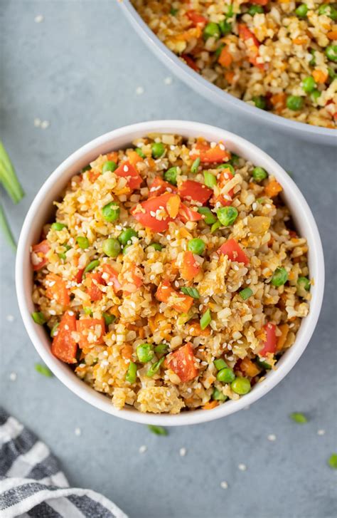 Healthy Cauliflower Fried Rice - The Clean Eating Couple