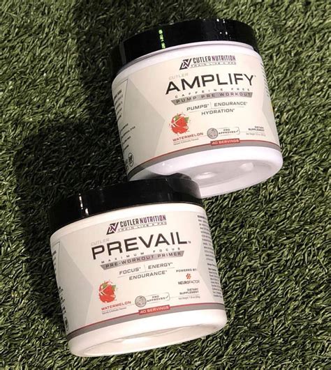 Cutler Nutrition Prevail Amplify Pre Workout Stack For