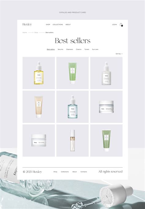 E-COMMERCE online cosmetics store on Behance
