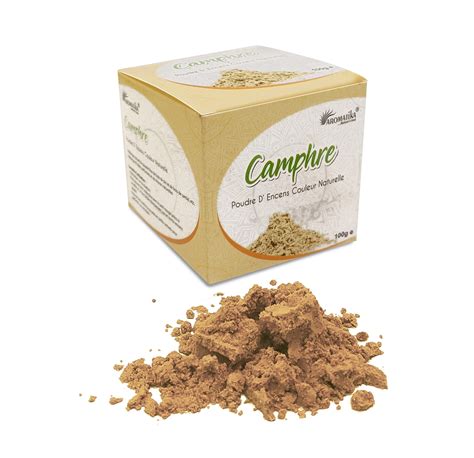 AROMATIKA POUDRE ENCENS 100g avec kit pour cônes CAMPHRE Sandouk India