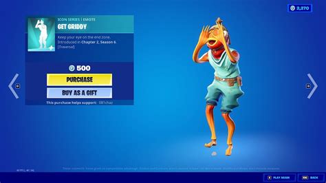 New Get Griddy Emote With Audio Rare Skin Emote Return Fortnite