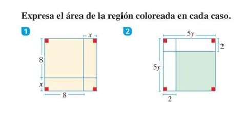 Expresa El Rea De La Regi N Coloreada En Cada Caso Ayuda Poravor Es