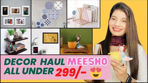 Meesho Decor Haul Showpiece Wall Shelves More Affordable