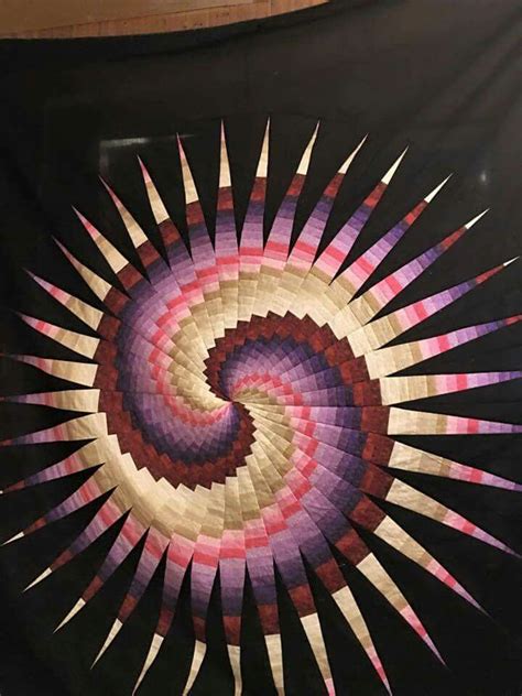 Spiral Bargello Quilt Pattern