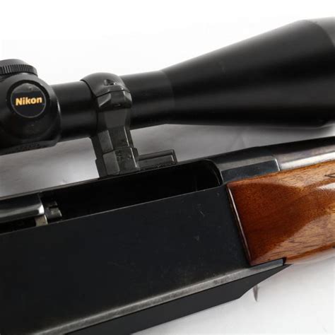 Browning 270 Model Bar Semi Automatic Rifle With Scope Lot 6012