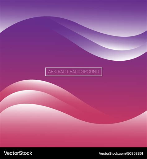 Abstract Purple Wave Background Dynamic Shapes Vector Image