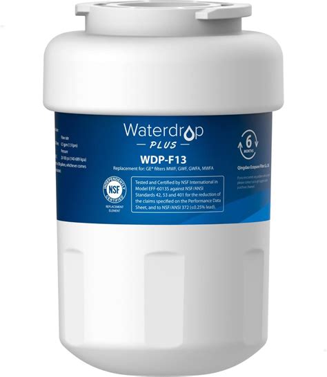 Amazon Waterdrop MWF Refrigerator Water Filter Replacement For GE