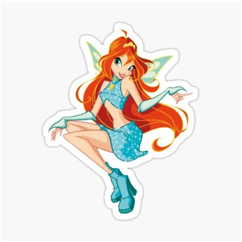 Bloom Winx Club Sticker For Sale By Salonis1 Redbubble