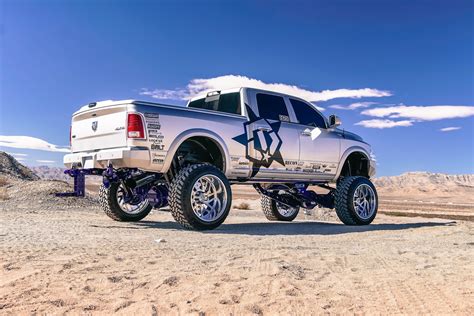 Silver Bullett Lifted Dodge Ram With Chrome Mesh Grille Gallery