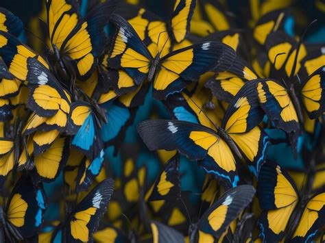 Premium Ai Image Colorful Butterflies