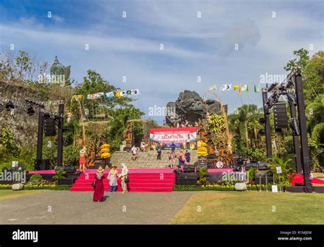 Stage On The Central Square Of The Garuda Wisnu Kencana Cultural Park