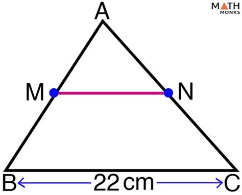 Midsegment Of A Triangle Formula Theorem Proof Examples