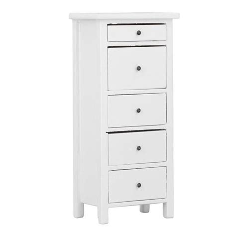 Akozon Commode Blanche De Maison De Poup E Chelle Maison De