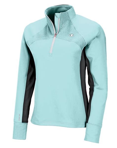 7960 Champion Powertrain Pro Tech Womens Zip Pullover