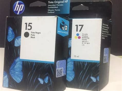 Cartucho Hp 15 C6615d Negro Y C6625a 17 Tricolor Pack 2pzs Envío gratis