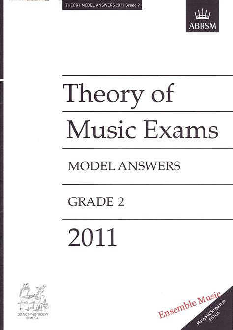 Music Theory Past Papers 2011 Grade 2 Model Answers Ensemble Music