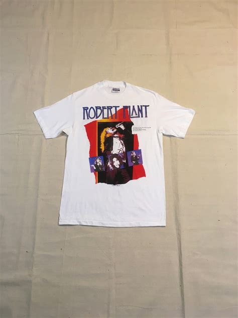 Vintage 80s Robert Plant Led Zeppelin Myth Gem T Shirt Made In Etsy