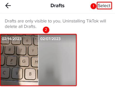 How To Delete Drafts On Tiktok