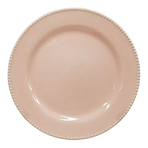 Prato Raso Ceramica Corona Perla Rose Nude Corona Cm Mercadolivre