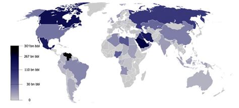 Reservas probadas de petróleo a nivel mundial informe OPEP Venelogía