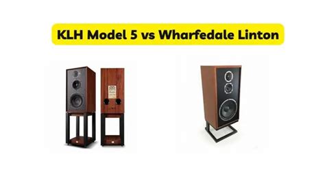 Klh Model Vs Wharfedale Linton All For Turntables