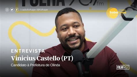 FOLHA POLÍTICA VINICIUS CASTELLO PT CANDIDATO À PREFEITURA DE