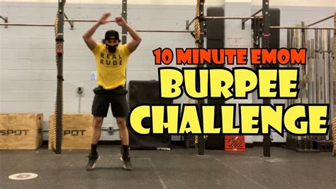 10 Min EMOM Burpee Challenge 2 135 Burpees Eric Rivera YouTube