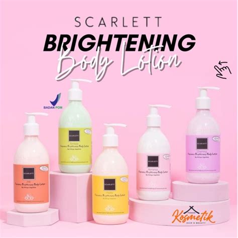 Jual Scarlett Fragrance Brightening Body Lotion Ml Romansa Jolly