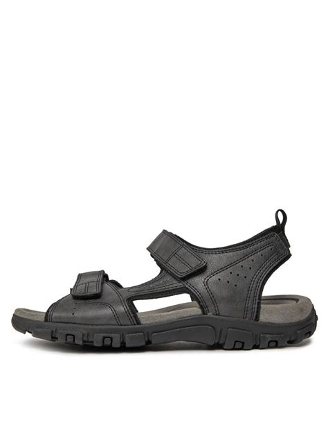 Sandale Geox Uomo Sandal Strada U4524B 000ME C9999 Negru Epantofi Ro