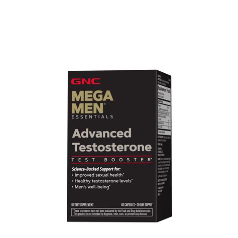 Gnc Mens Advanced Testosterone 60 Capsules Gnc