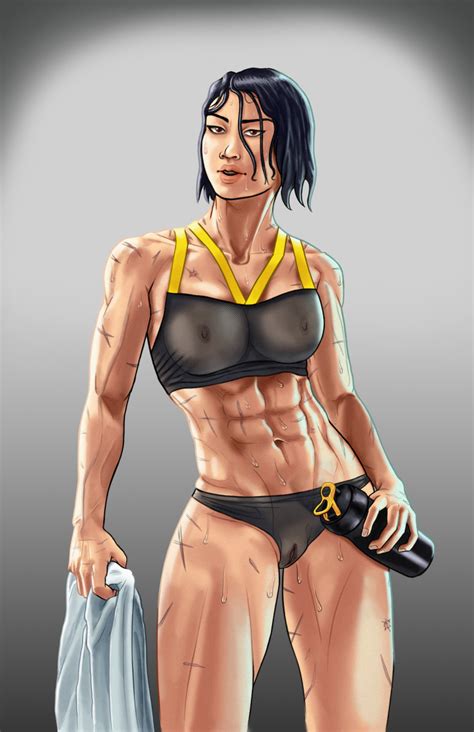 Rule 34 1girls Abs After Workout Athletic Athletic Female Batgirl Batman Series Black Hair